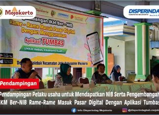 PENDAMPINGAN PELAKU USAHA UNTUK MENDAPATKAN NIB SERTA PENGEMBANGAN IKM BER-NIB