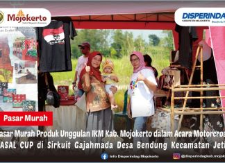 PASAR MURAH PRODUK UNGGULAN IKM KAB. MOJOKERTO DALAM ACARA MOTORCROSS KASAL CUP