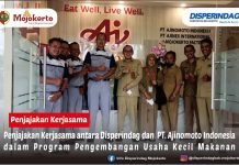 PENJAJAKAN KERJASAMA ANTARA DISPERINDAG DAN PT. AJINOMOTO INDONESIA DALAM PROGRAM PENGEMBANGAN USAHA KECIL MAKANAN