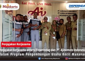 PENJAJAKAN KERJASAMA ANTARA DISPERINDAG DAN PT. AJINOMOTO INDONESIA DALAM PROGRAM PENGEMBANGAN USAHA KECIL MAKANAN