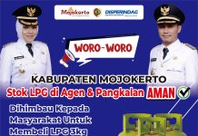 STOK LPG KABUPATEN MOJOKERTO DI AGEN DAN PANGKALAN AMAN