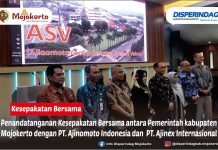 PENANDATANGANAN KESEPAKATAN BERSAMA ANTARA PEMERINTAH KABUPATEN MOJOKERTO DENGAN PT. Ajinomoto Indonesia DAN PT. Ajinex Internasional