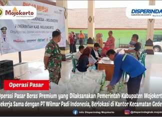 OPERASI PASAR BERAS PREMIUM BERSAMA DENGAN PT WILMAR PADI INDONESIA