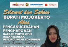 SELAMAT DAN SUKSES Kabupaten Mojokerto mendapat penganugerahan Daerah Tertib Ukur (DTU) oleh menteri Perdagangan bpk Zulkifli Hasan di hotel Pullman Bandung, 10 November 2023