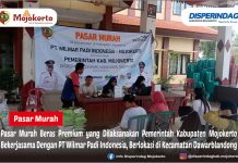 PASAR MURAH BERAS PREMIUM YANG DILAKSANAKAN PEMERINTAH KABUPATEN MOJOKERTO