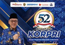 Dinas Perindustrian dan Perdagangan Kabupaten Mojokerto Mengucapkan Selamat Ulang KORPRI (Korps Pegawai Republik Indonesia) yang ke-52 Tahun