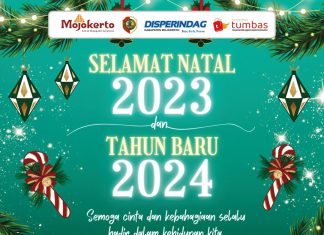 Disperindag kab Mojokerto#Pimpinan dan karyawan karyawati Mengucapkan Selamat Natal dan Menyongsong Tahun Baru 2024