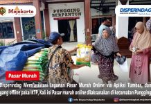 Disperindag memfasilitasi layanan Pasar Murah online via Aplikasi Tumbas, dan yang offline pakai KTP
