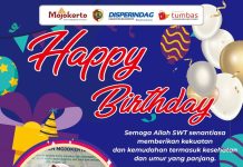 Segenap Keluarga Besar Disperindag Kab. Mojokerto Mengucapkan Selamat Ulang Tahun Bu Ida Nuryati, S.H, M.H (Kepala Bidang Metrologi Legal Disperindag Kab. Mojokerto)