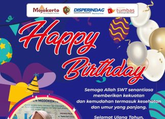 Segenap Keluarga Besar Disperindag Kab. Mojokerto Mengucapkan Selamat Ulang Tahun Bu Ida Nuryati, S.H, M.H (Kepala Bidang Metrologi Legal Disperindag Kab. Mojokerto)