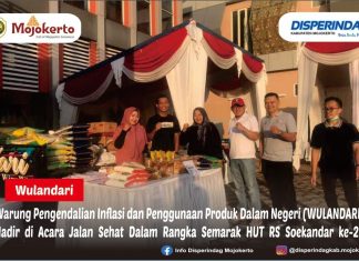 Warung Pengendalian Inflasi dan Penggunaan Produk dalam Negeri (Wulandari), Kali ini Hadir dalam Acara Semarak HUT ke 24 RSUD Prof. dr. Soekandar