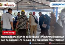 Melakukan Monitoring dan Evaluasi Terkait Pendistribusian dan Pemakaian LPG tabung 3kg Bersubsidi Tepat Sasaran